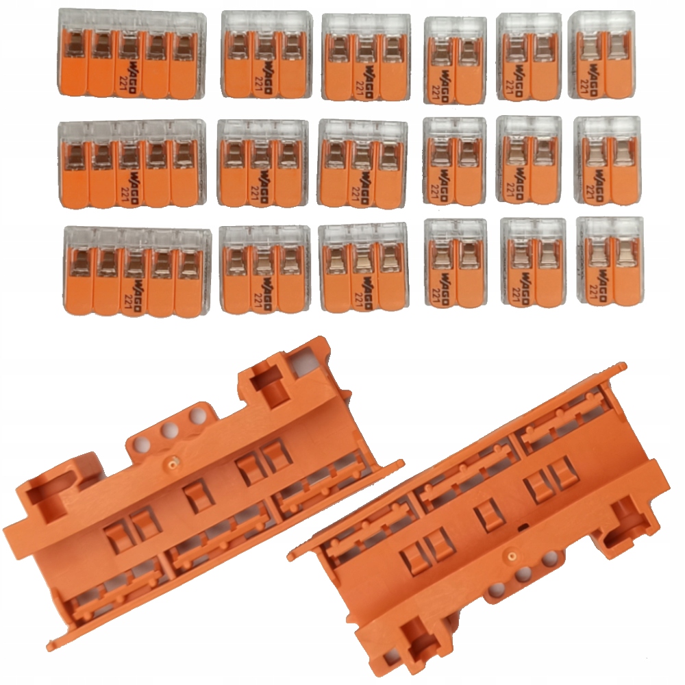 

Zestaw Szybkozłączek Wago I Adaptery Na Szynę Din