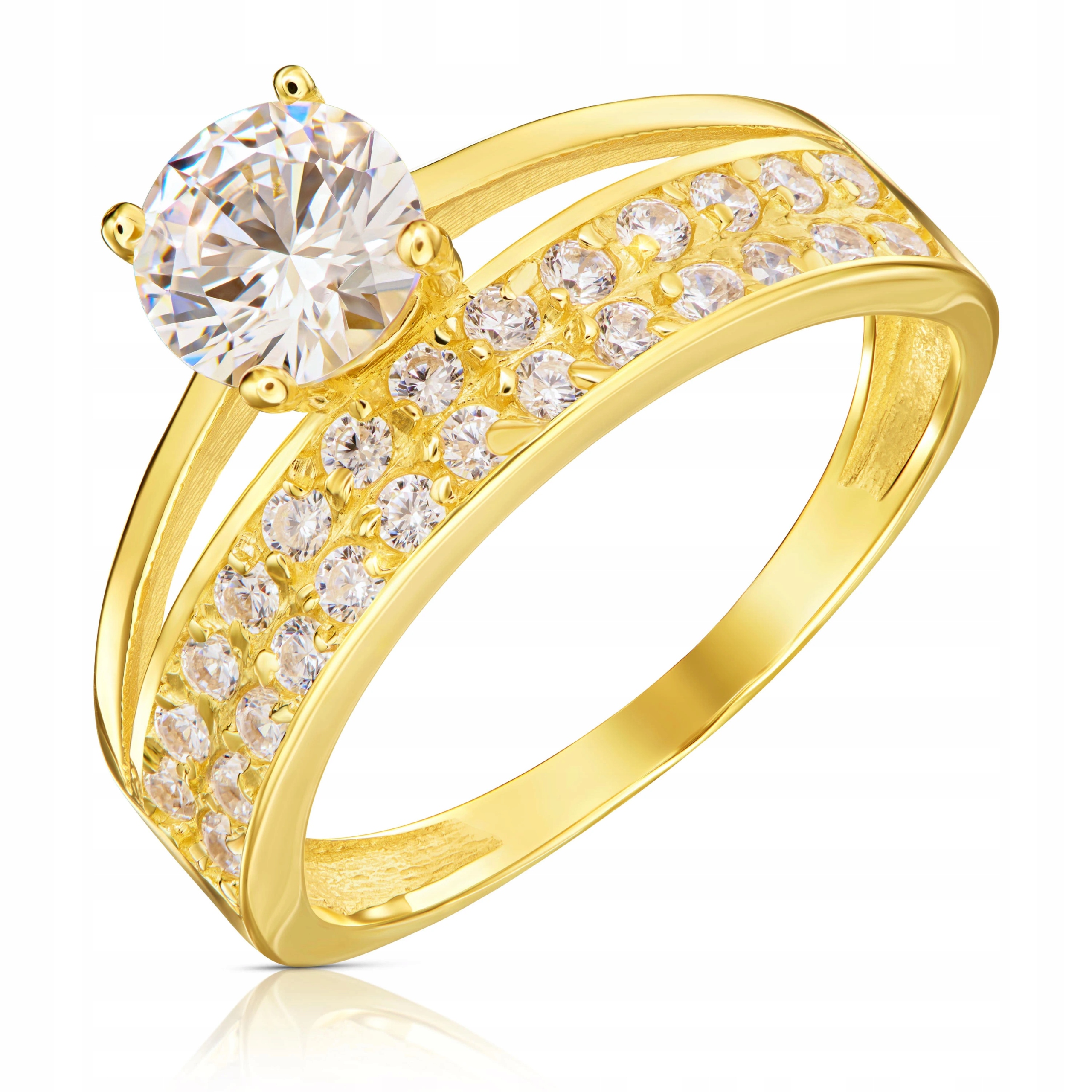 Široký Zlatý Prstýnek 585 Velikost 20