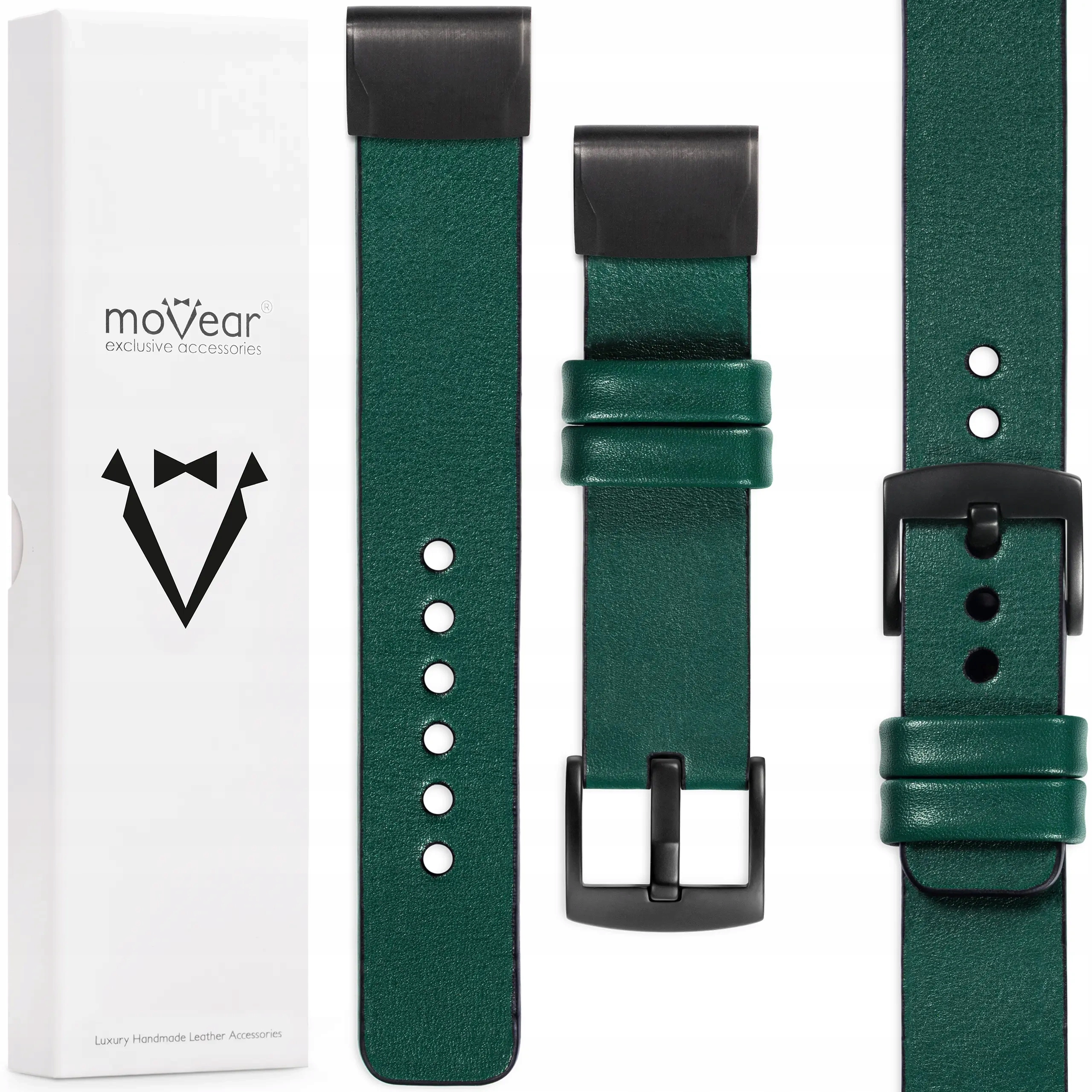 Kožený řemínek pro Garmin QuickFit 26 mm Fenix 8X 7X 6X 5X, exkluzivní Polský