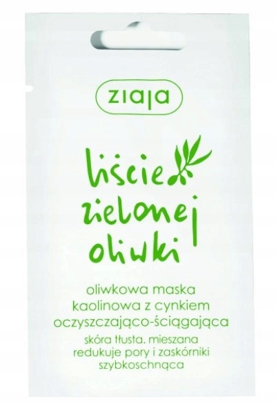 

Ziaja Liście Zielonej Oliwki Maska Kaolinowa 7ml