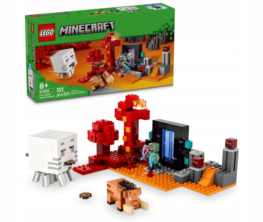 Lego Minecraft 21255 Zasadzka w portalu do Netheru