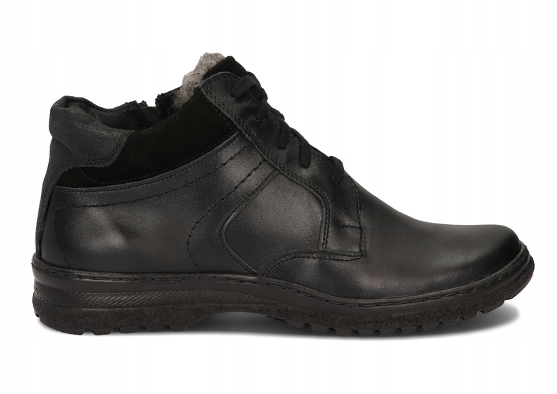 

Buty Zimowe Kozaki Męskie Ocieplane 907 Czarny 44