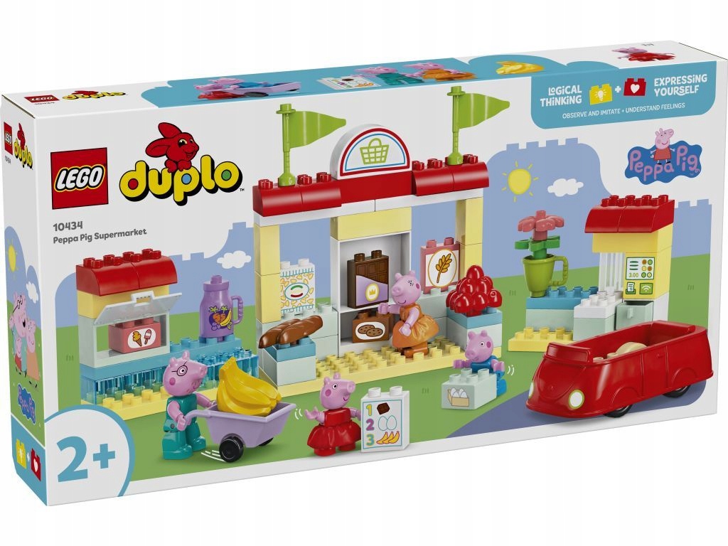 Lego 10434 Duplo prasátko Peppa Peppa a supermarket (Obchod s potravinami)
