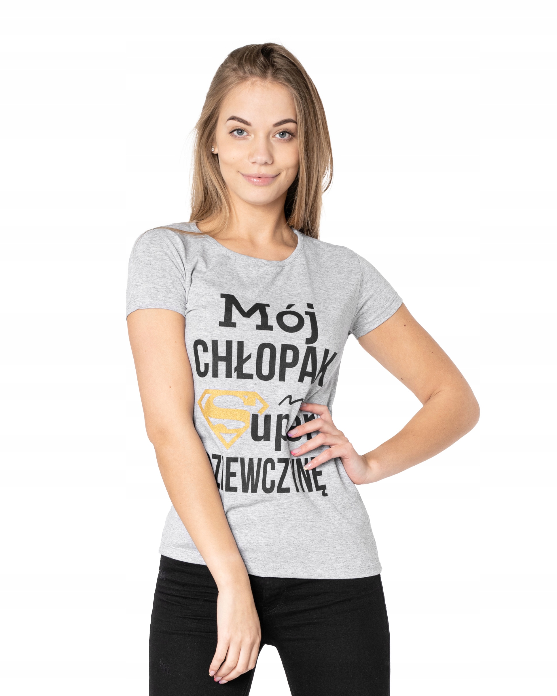 

Koszulka Tshirt Bluzka Damska Podkoszulek 554-3 M