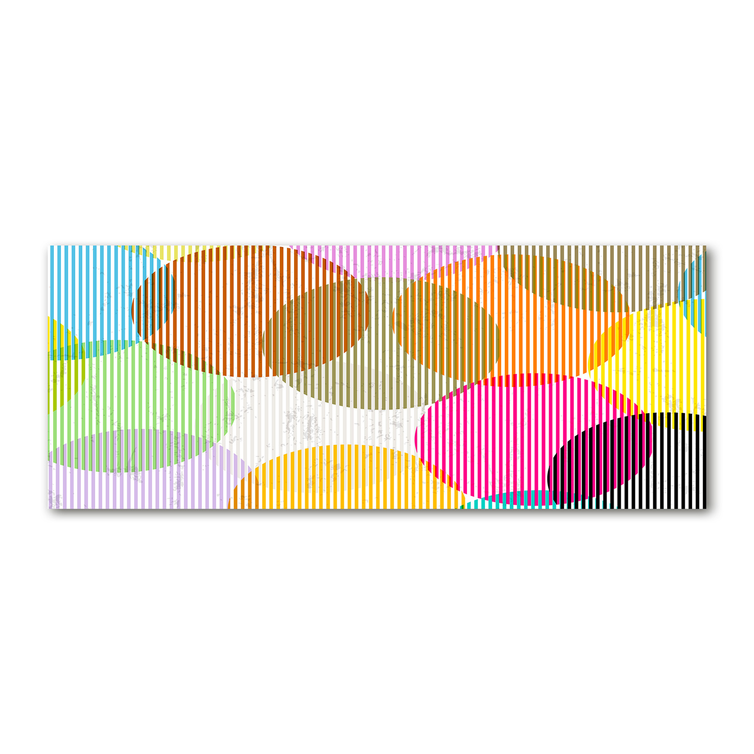 

Foto obraz akryl zdjęcie Kolorowe koła 125x50 cm