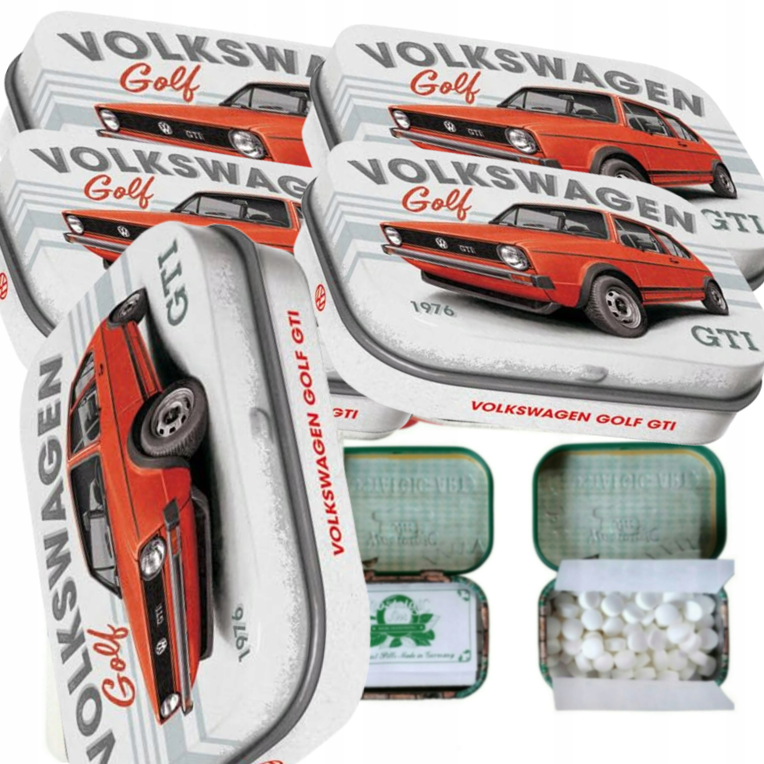 Levně Mátové Bonbóny 4 Balíčky Volkswagen Golf Gti 1976 Box 15g Nostalgic Art