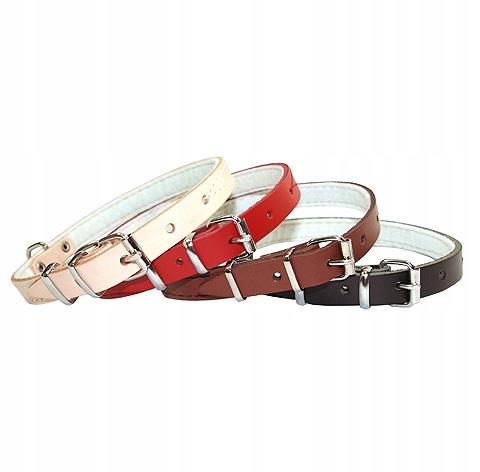 

Dino Obroża skórzana brązowa 12mm/32cm