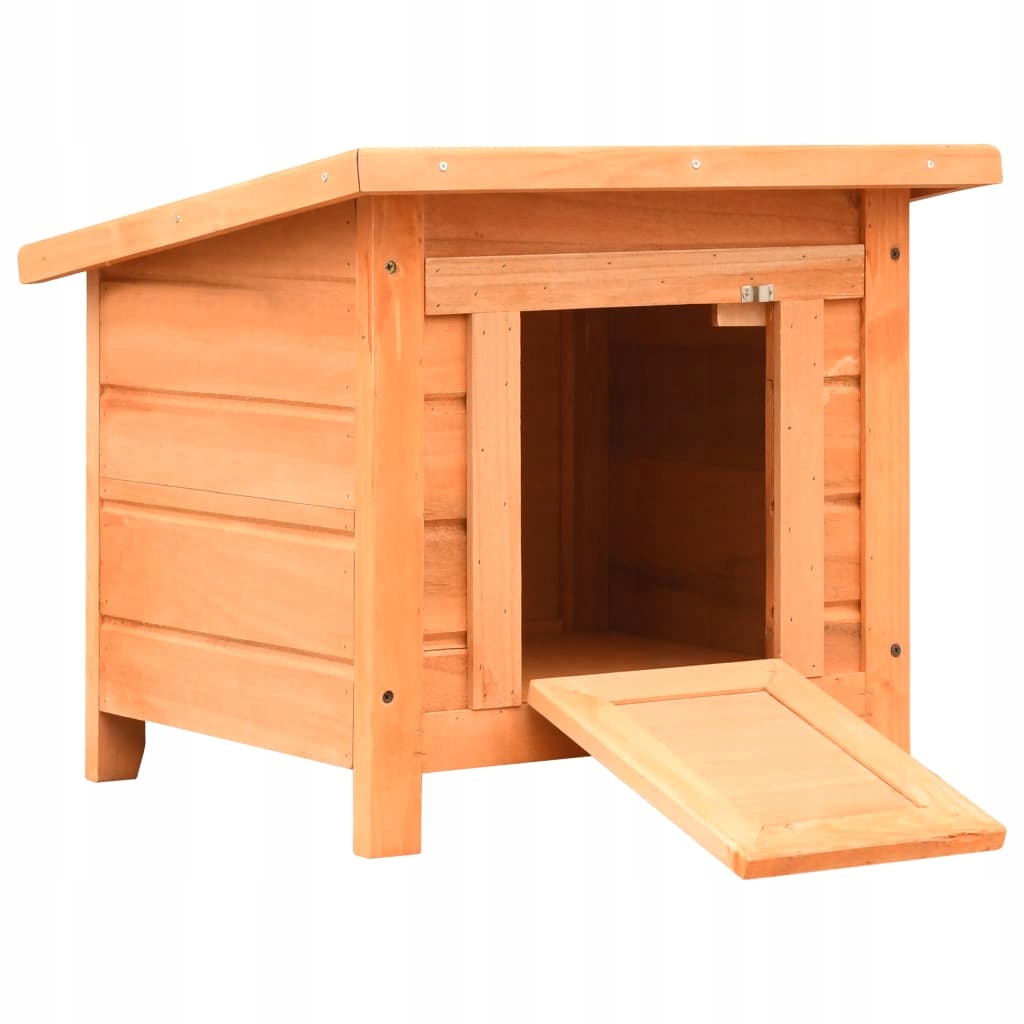 Levně Domeček pro kočky 50x46x43,5 cm hnědo-zelený