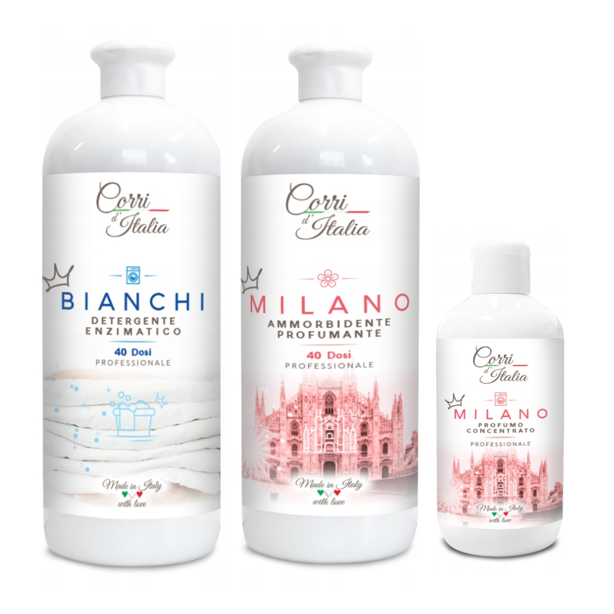 Corri d'Italia sada: Bianchi na praní parfém a koncentrát Milano