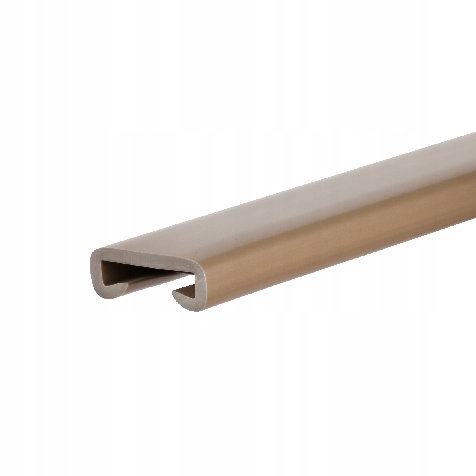 Pvc zábradlie Premium, zábradlie 40x8 mm mosadz