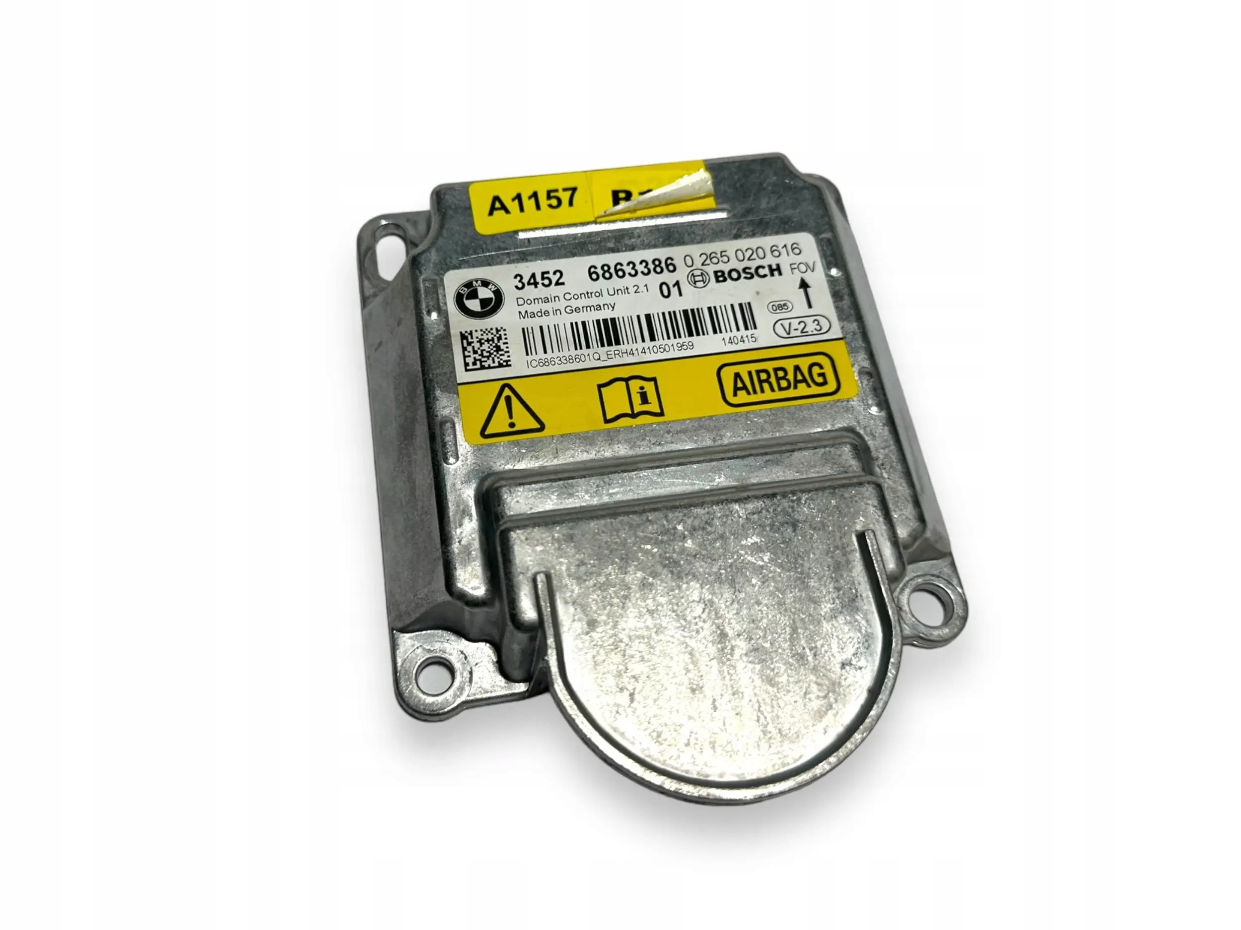 6863386 BMW 3 F30 F35 F31 2014 Sterownik / Moduł Airbag