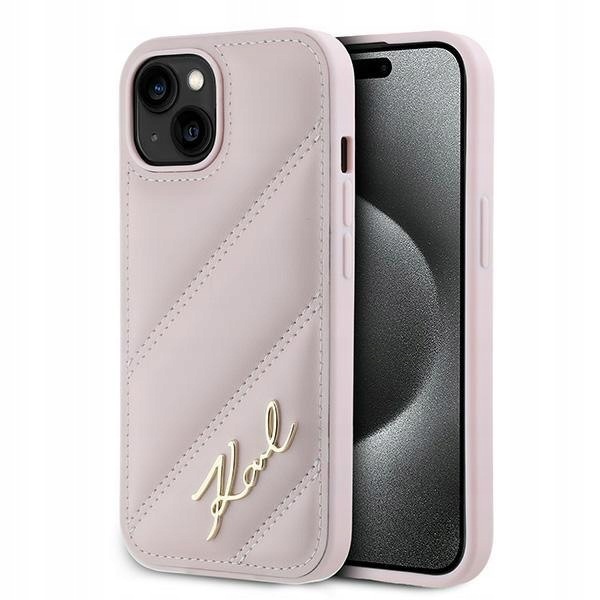 Karl Lagerfeld KLHCP15SPQDSMGP iPhone 15 14 13 6.1" różowy/pink ha