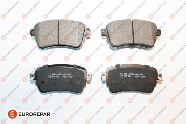Sada brzdových destiček, kotoučové brzdy, destičky 1675991880 Eurorepar