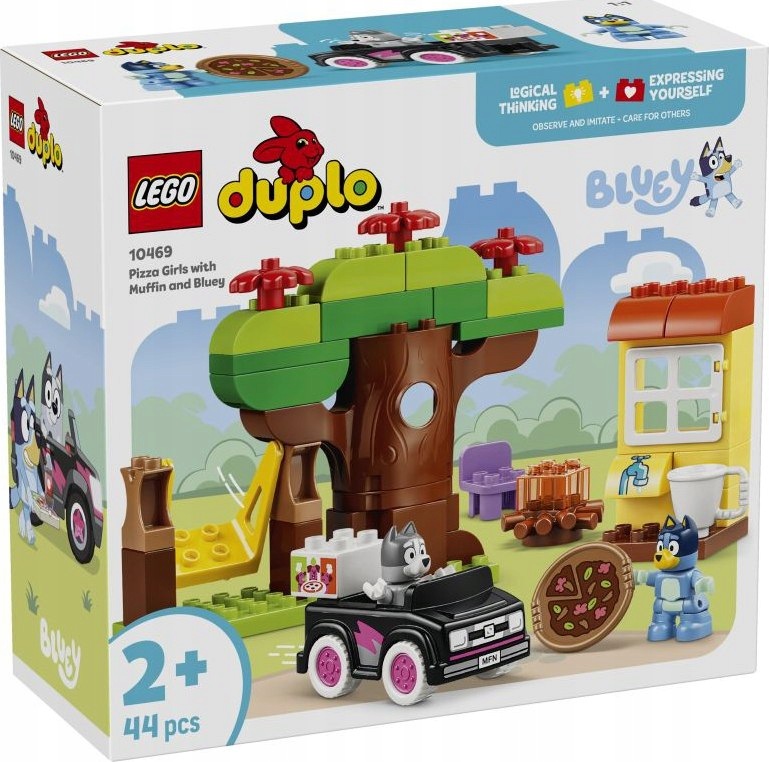 10469 Lego Duplo Pizzerky s Muffinkou a modrým Lego