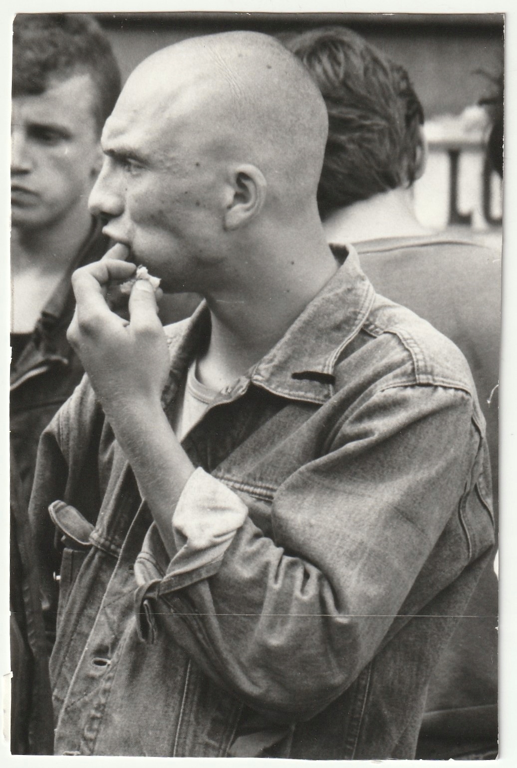 III RP. POZNAŃ. Skinhead; fotografia