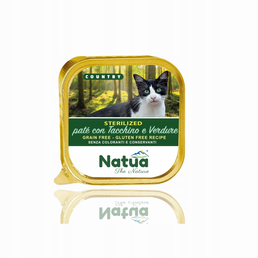 Natua Country Sterilized Turkey and Vegetables Krůta se zeleninou pro...