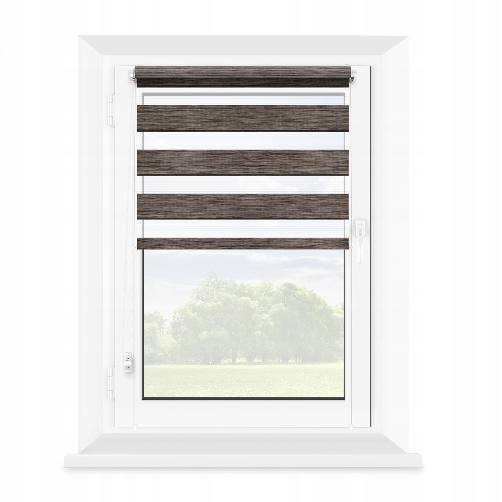 

Roleta Noc Dzień 61X215CM Wymiar Brązowy