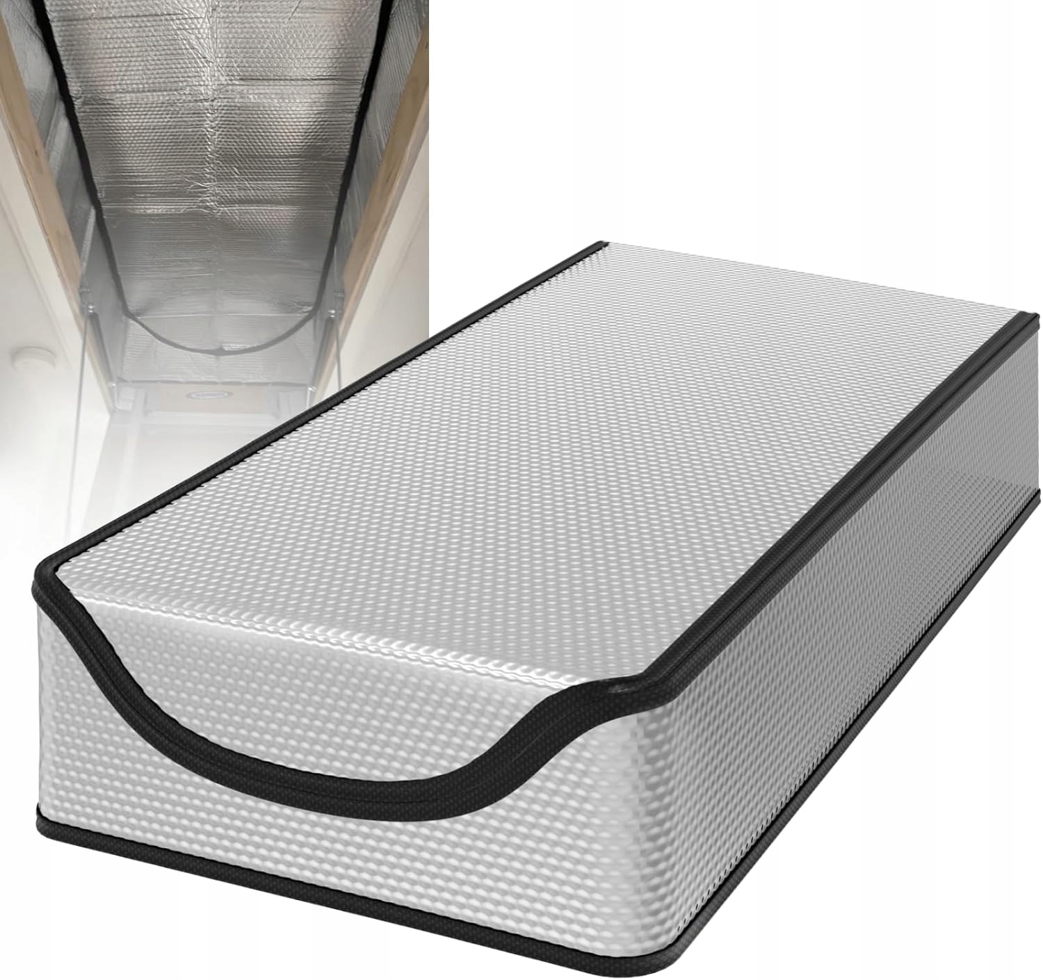 Ohnivzdorná Krytina Podkroví, Podkrovní Schody, Izolace 138 × 63.5 × 28 CM