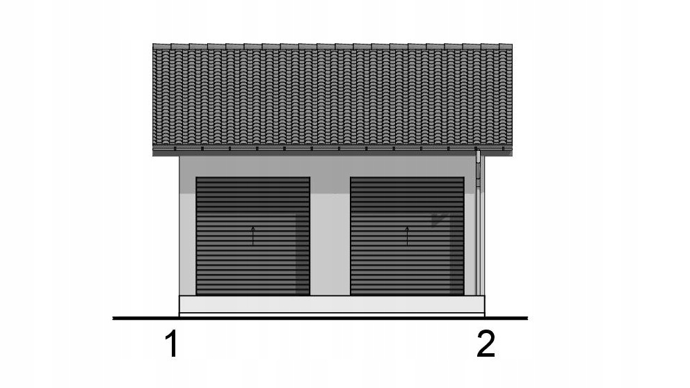 PROJEKT GARAŻU DWUSTANOWISKOWEGO G251 Marka inna