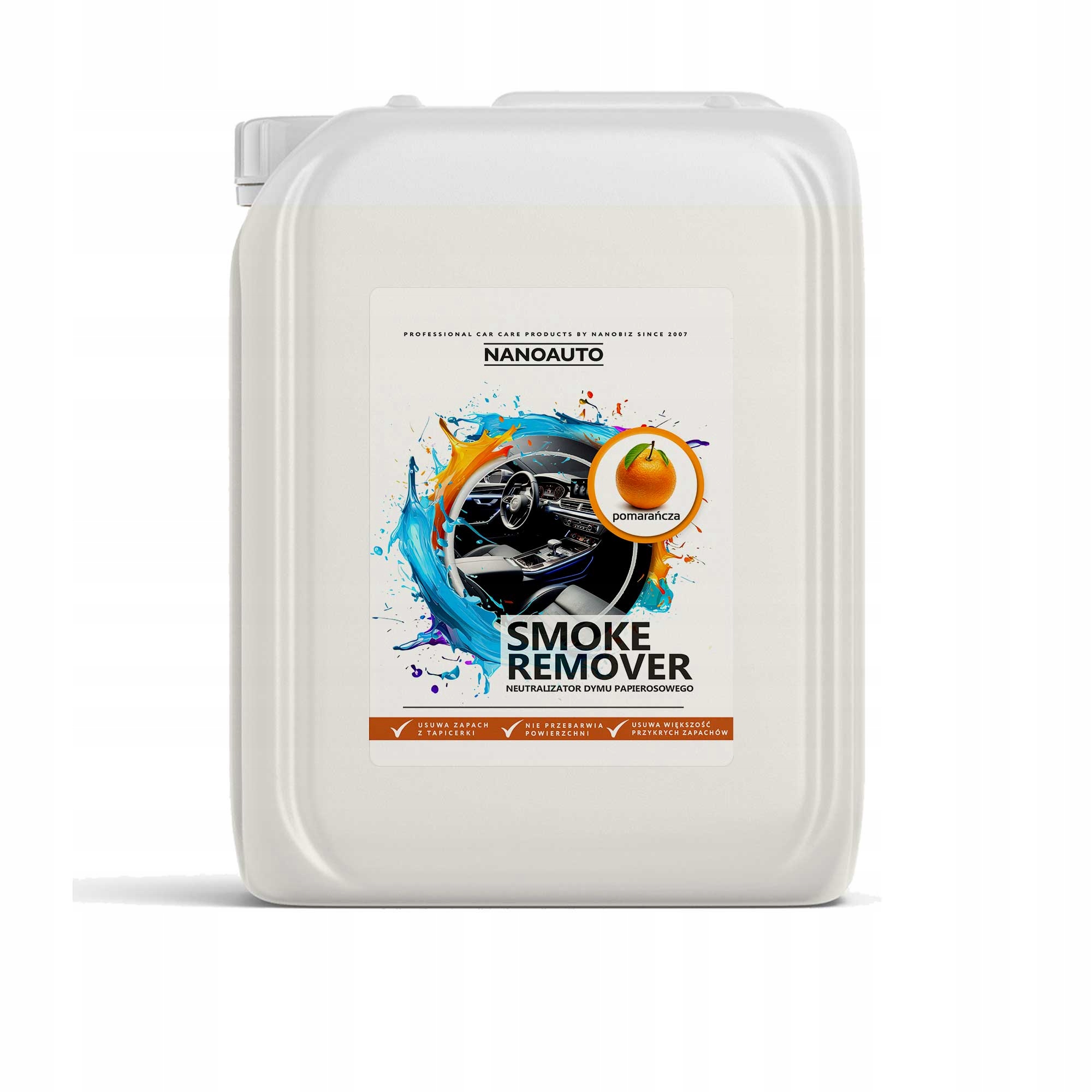 Nanoauto Smoke Remover neutralizátor s vôňou pomaranča 10 litrov