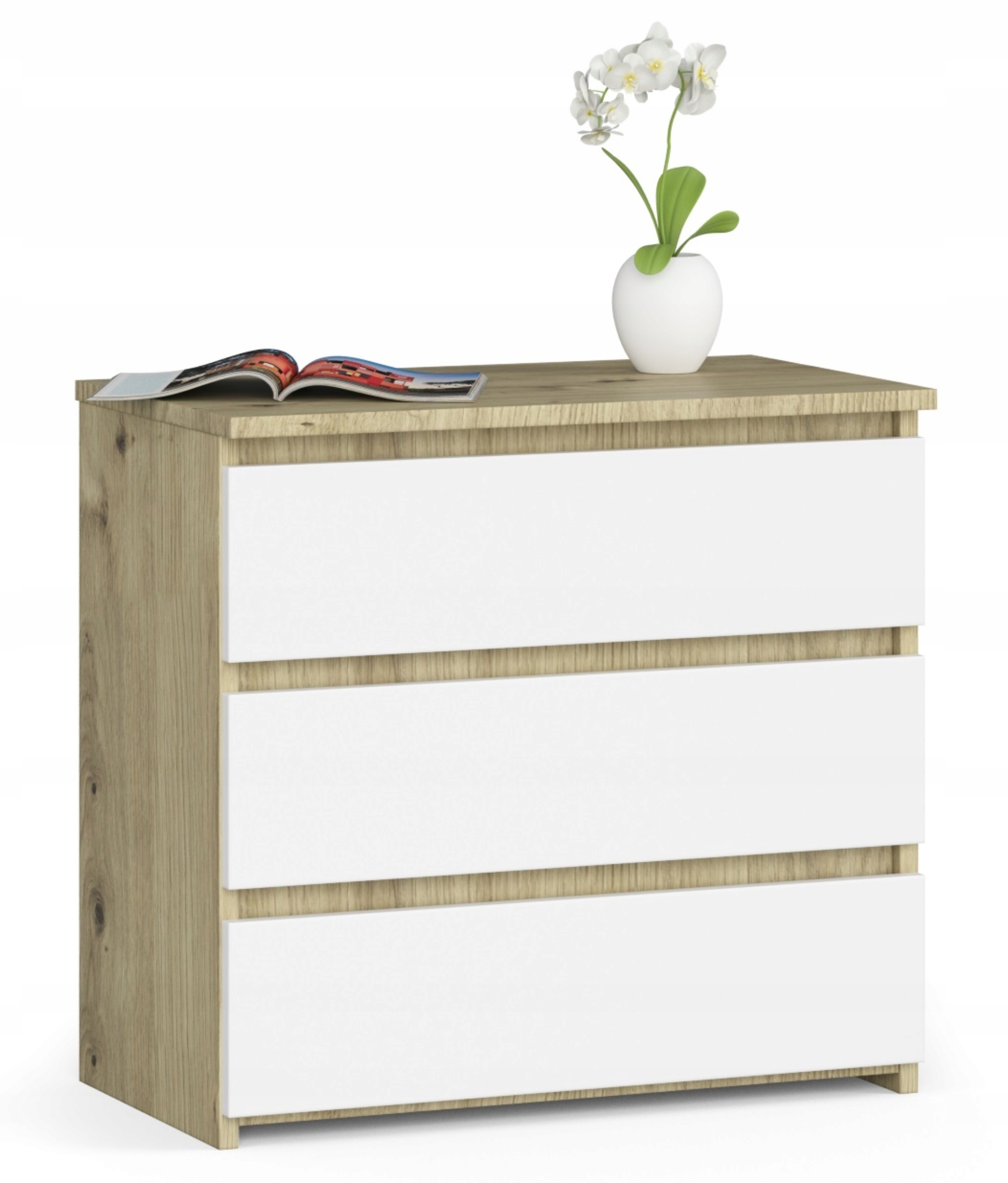 

Szafka nocna CL3 artisan-biały stolik nocny 60cm