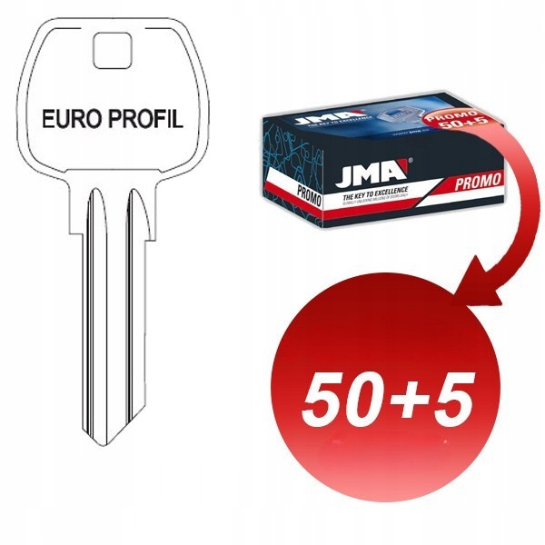 Obytný Klíč Ocelový Euro Klíče EUP-3D Sada Balení 55 Ks