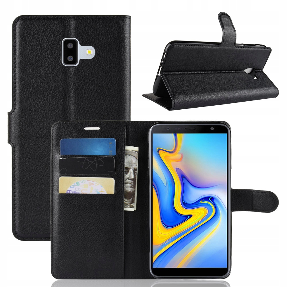 

Etui Portfel Litchi Do Samsung Galaxy J6+ 2018