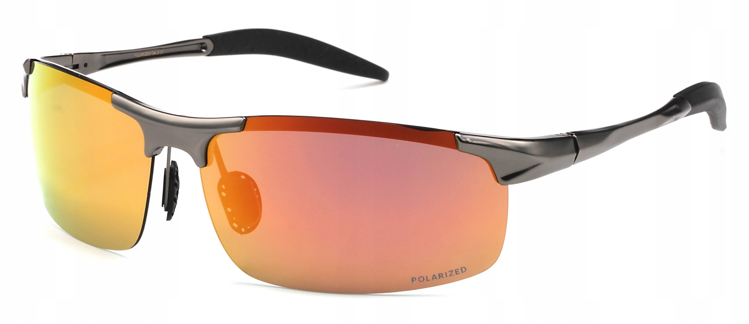 OKULARY PRZECIWSŁONECZNE dla sportowców polarized Kolor dominujący odcienie szarości