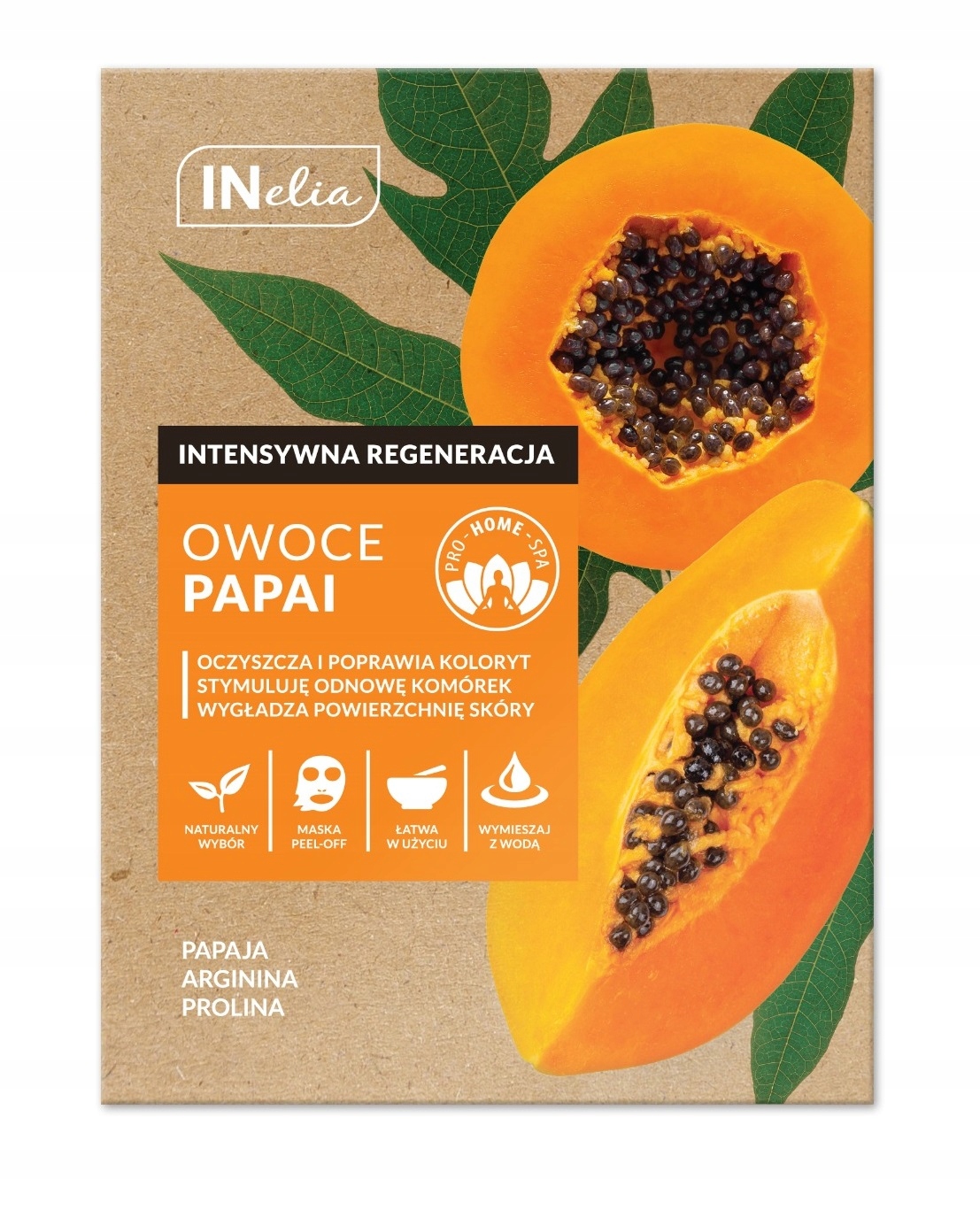 

Maseczka Intensywna Regeneracja Owoce Papai