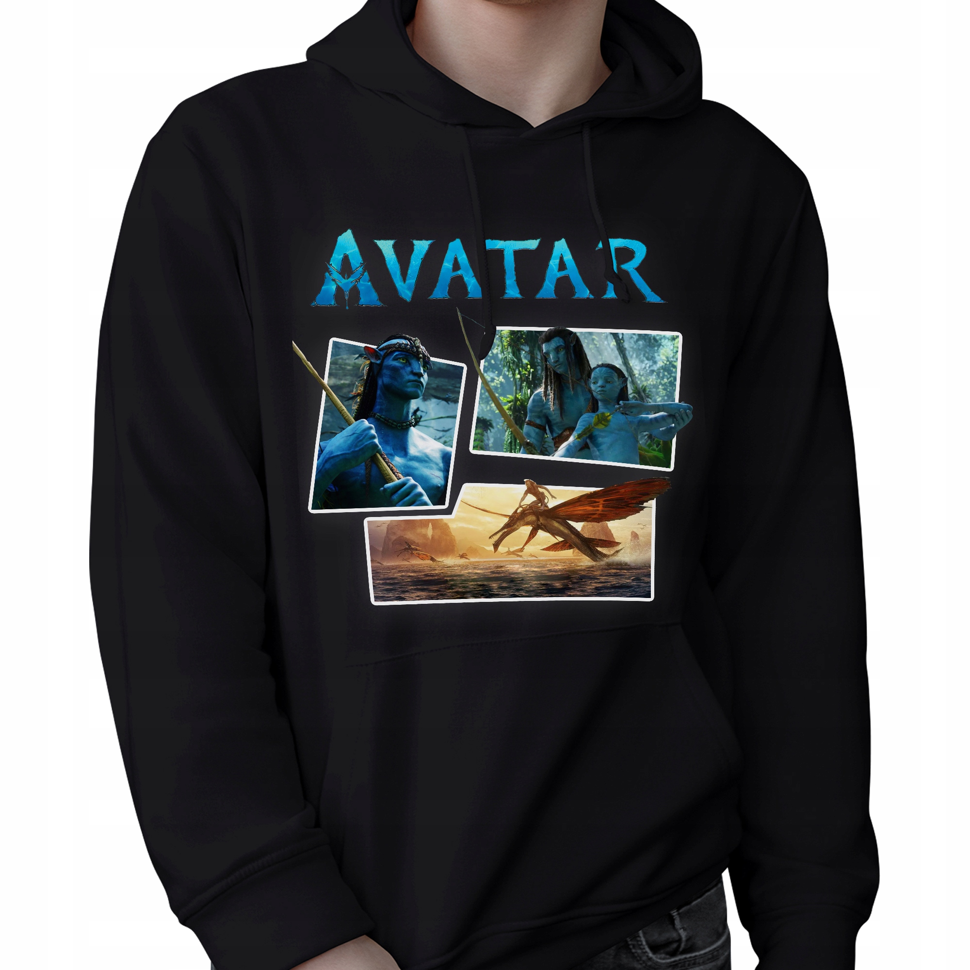 

Bluza Męska z Kapturem Film Avatar MiX L