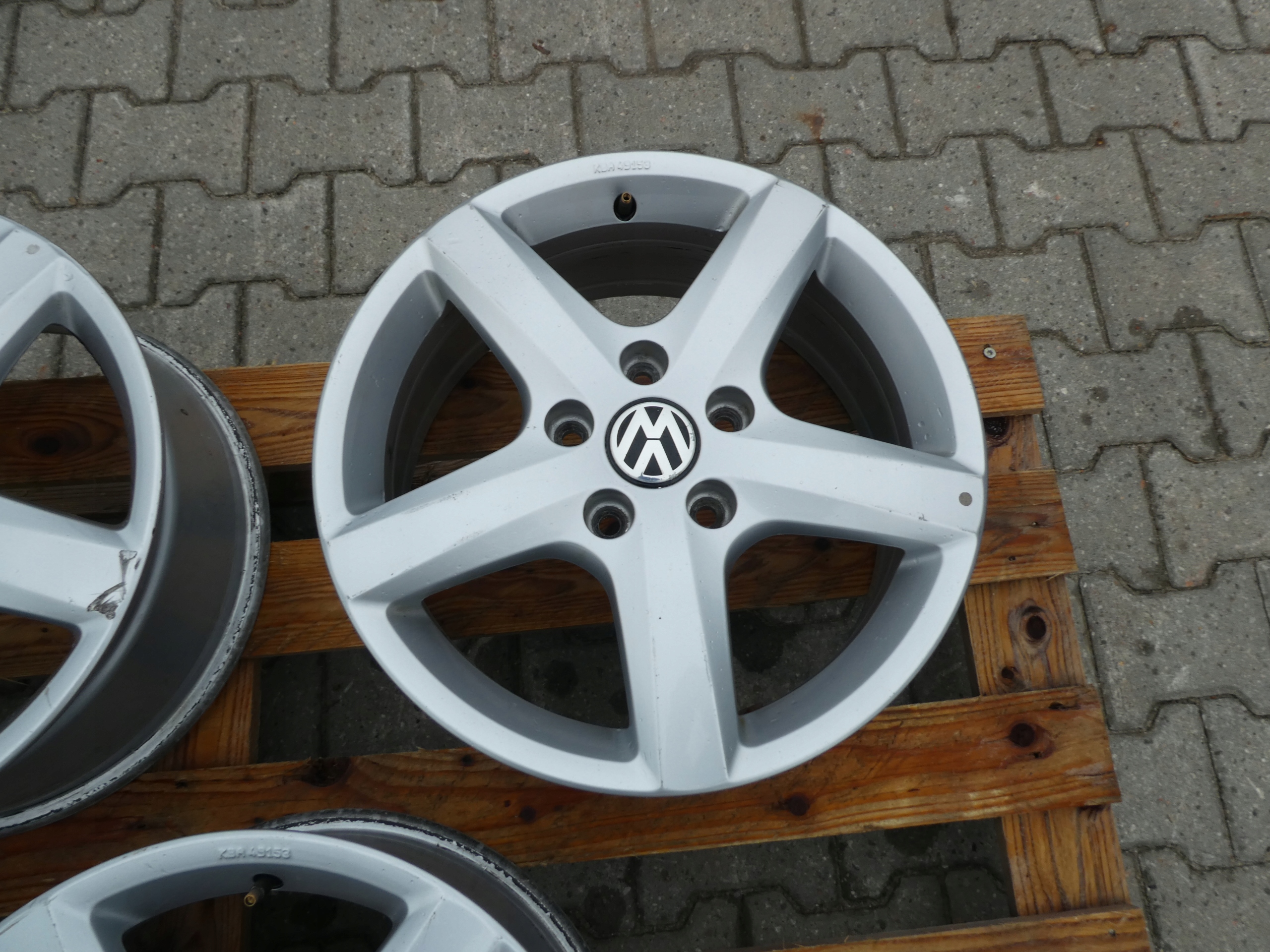4X discs aluminium disc 7H0071497B VW T5 T6 5X120