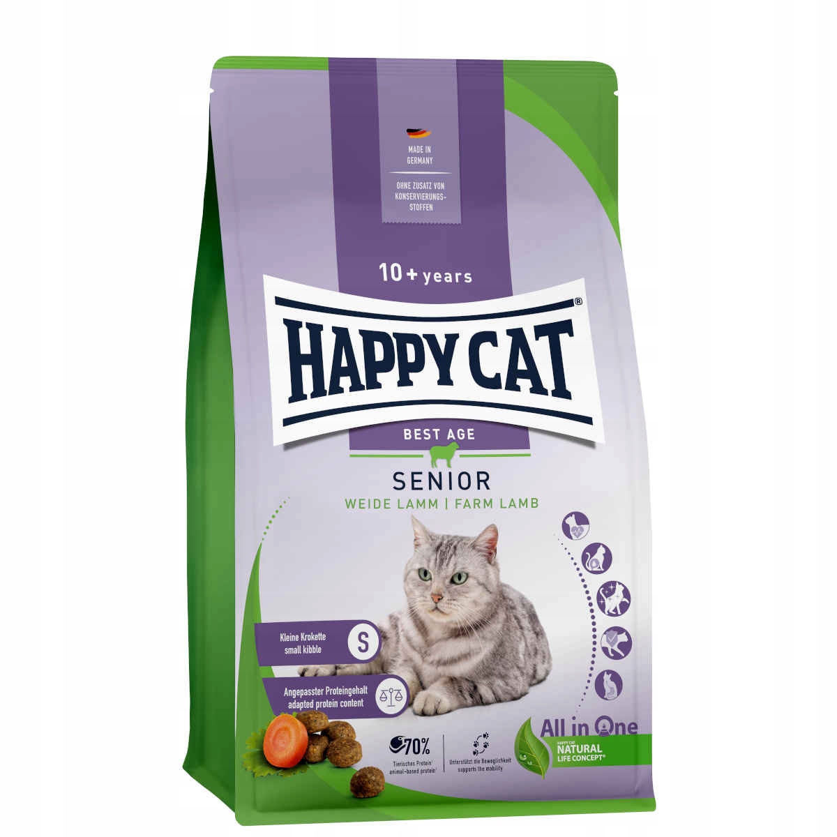 Happy Cat Senior Weide-Lamm Jagnięcina 4kg