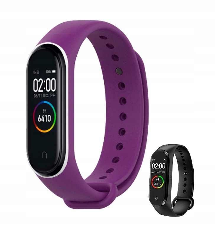 Pasek opaska Smart Band MI BAND M4 M5 M6 Mi3 Mi4 Materiał guma