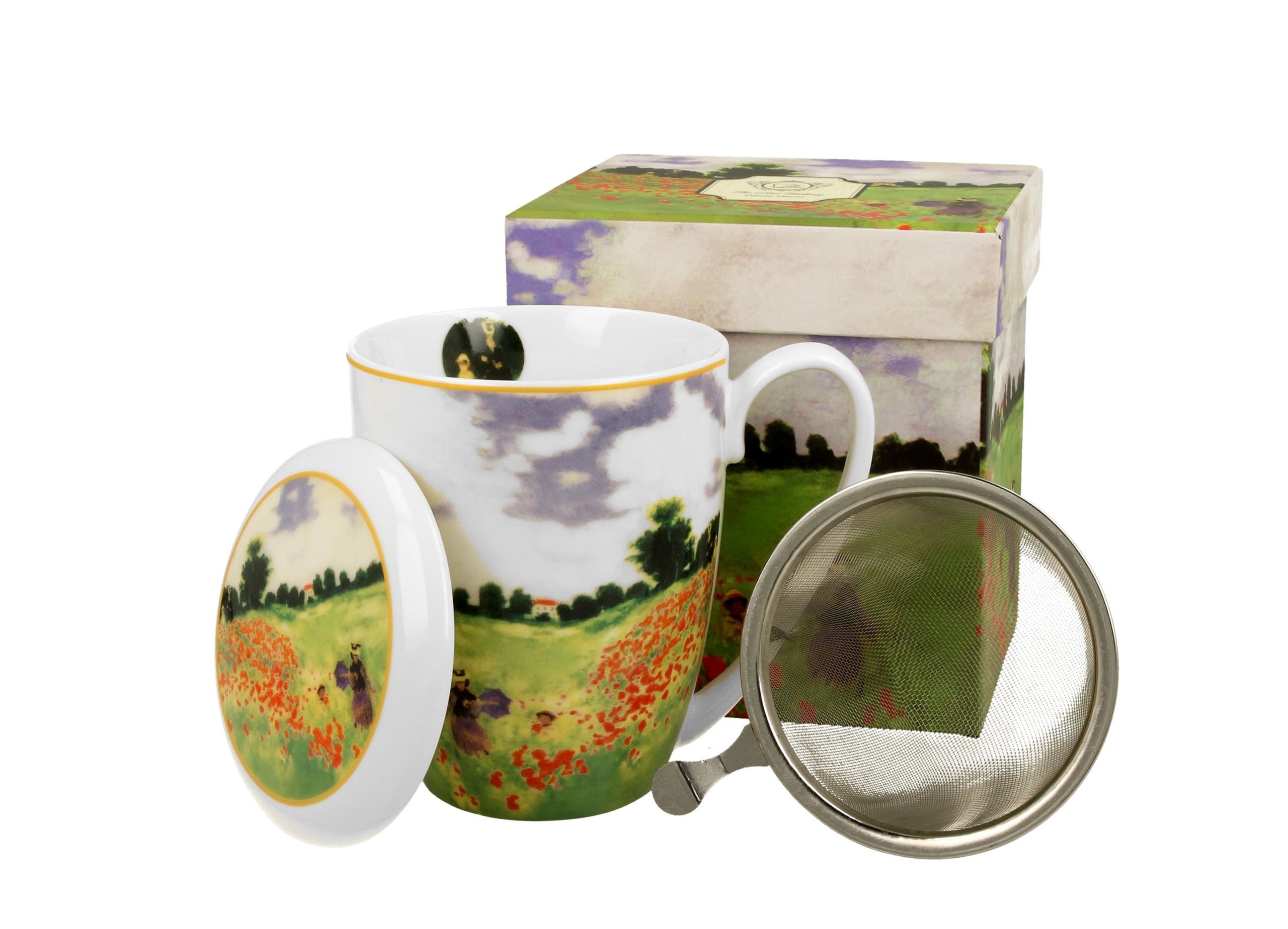 

Kubek 380 ml z zaparzaczem Poppy Field C. Monet