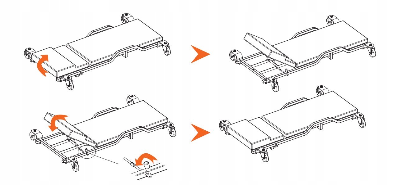 Lezanka warsztatowa niskoprofilowa BLE301 BAHCO Producent code BLE301