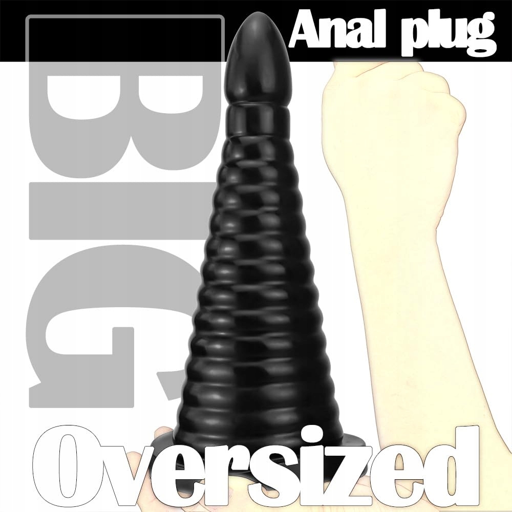 LMGOC Duży Dildo Pagoda 25cm Z Silnym Przyssawką Analny Masażer Prostaty — miniatura 3