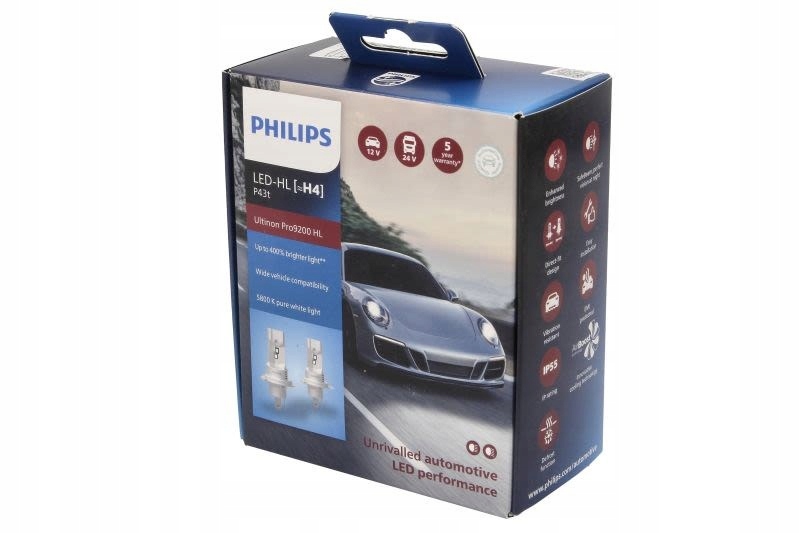 Led žiarovka (sada 2ks) H4 12/24V 18W P43T-38 bez Philips Phi 11342U92X2