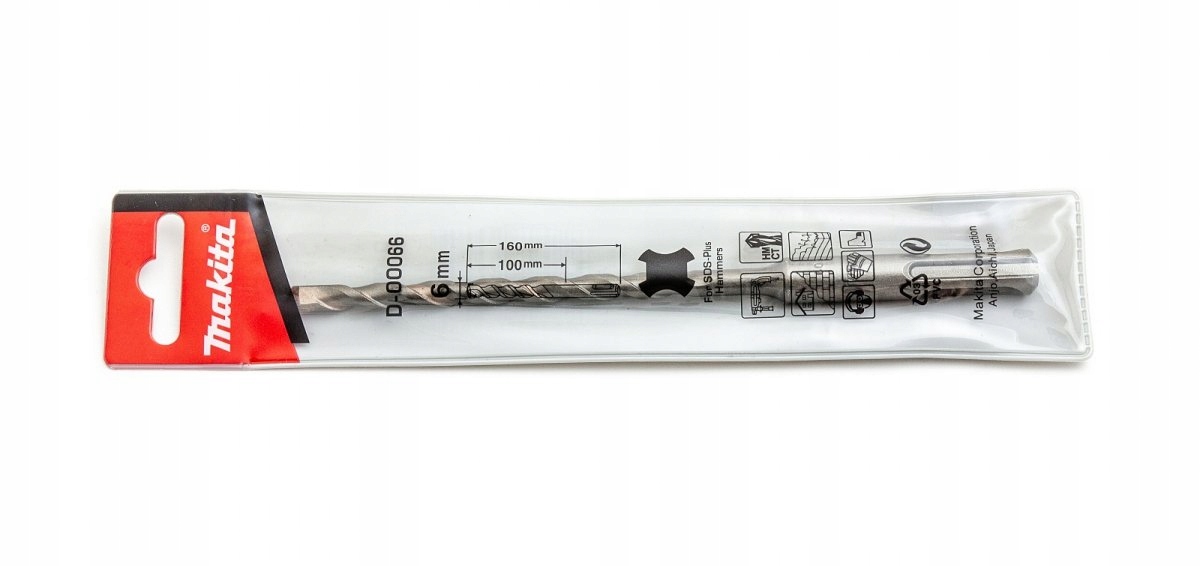 

Wiertło do betonu Economy Sds+ 6x160mm D-00066