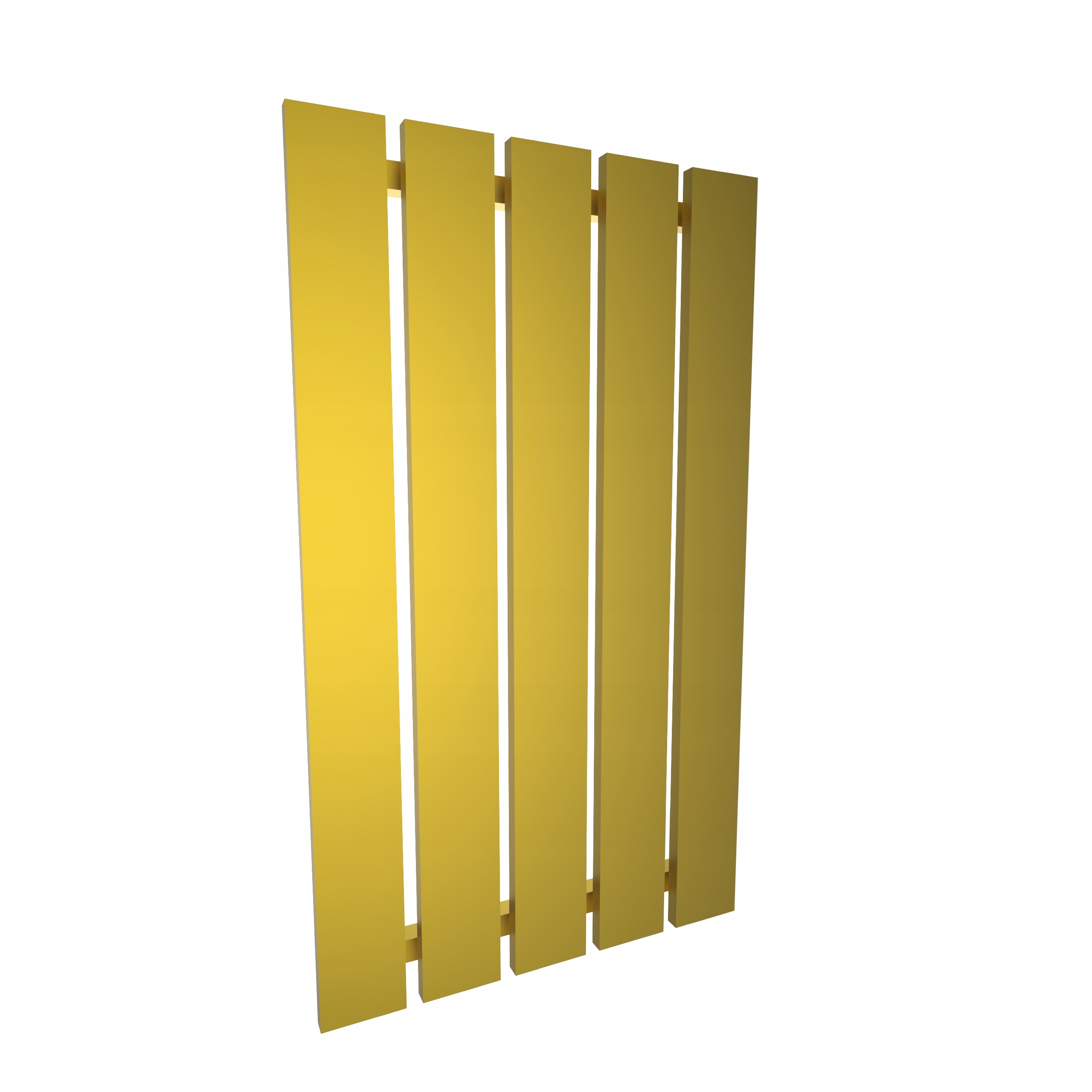 Dekoratívny Radiátor Luksor H1000 L580 Zlatý