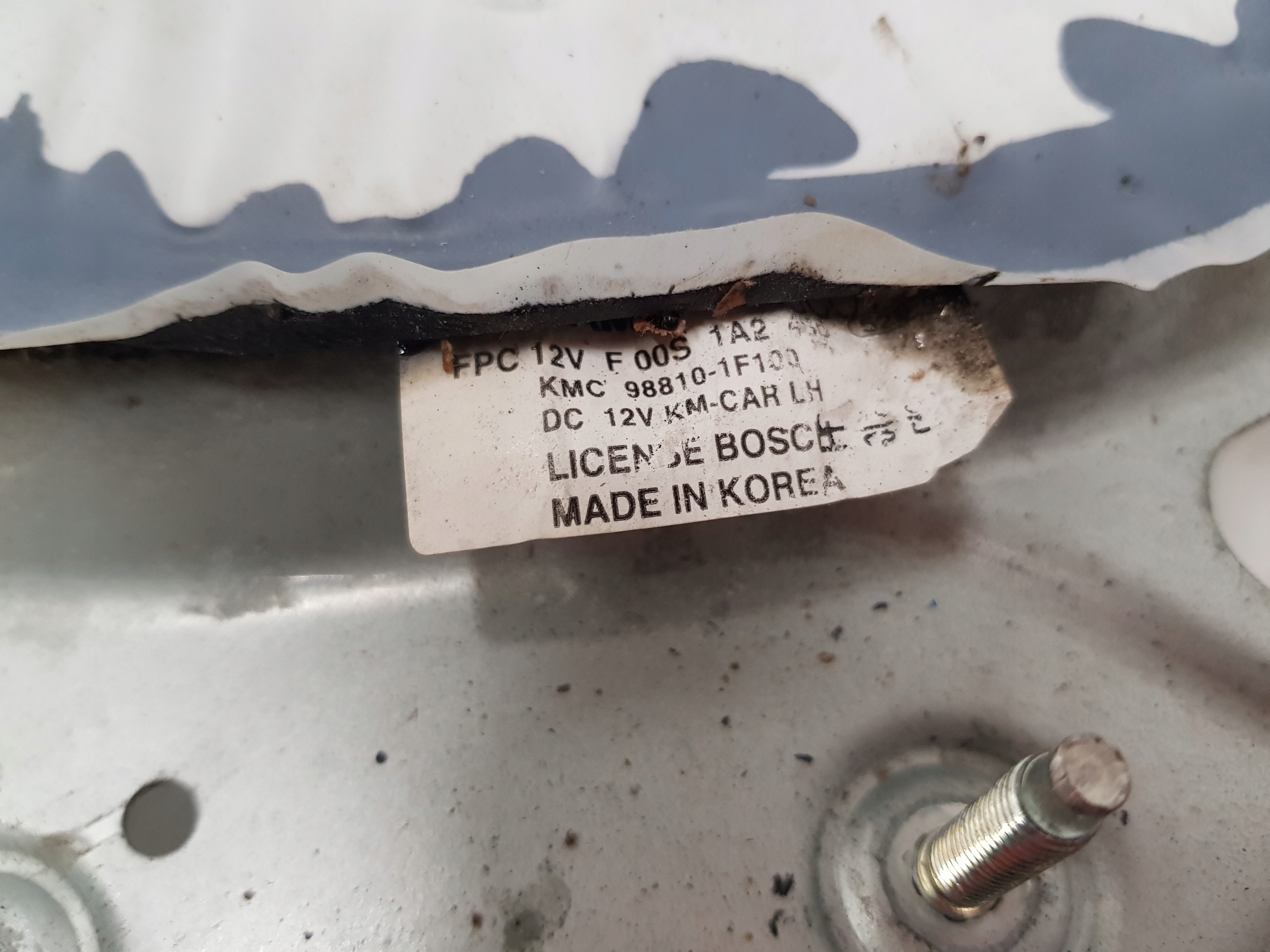 KIA SPORTAGE II window regulator left front