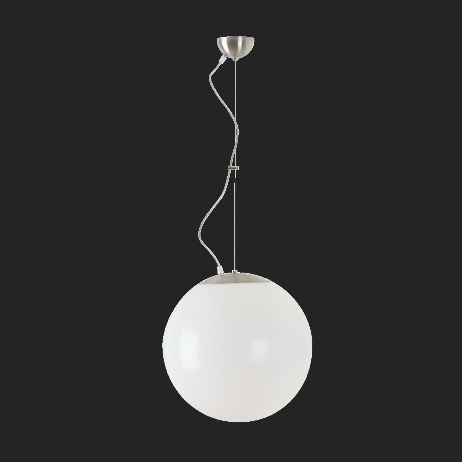 Osmont 64721 Isis L3 Pm závěsné plastové svítidlo nerez broušená bílá IP4