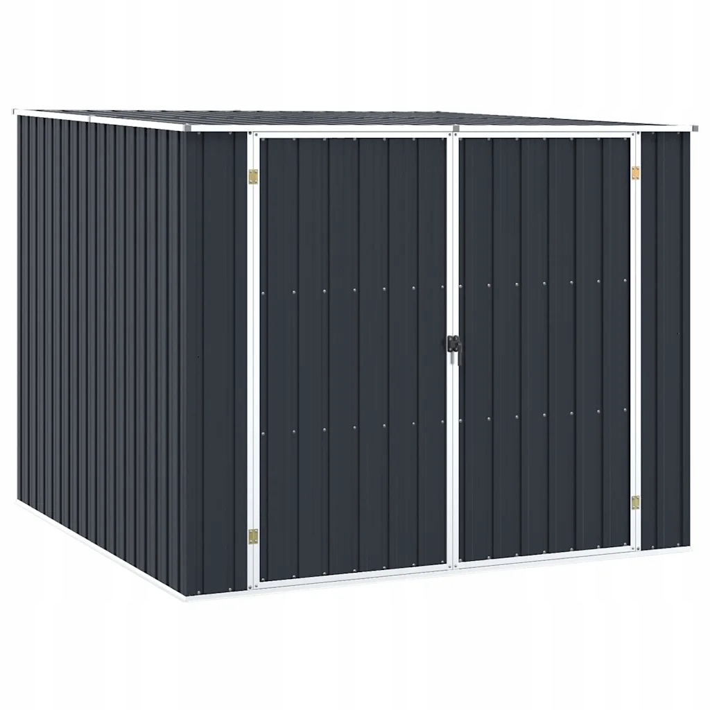 Zahradní altán pozinkovaný ocelový antracitový 195 x 198 x 159 cm