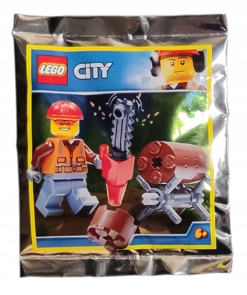 Lego City Minifigure Polybag Lumberjack #951912