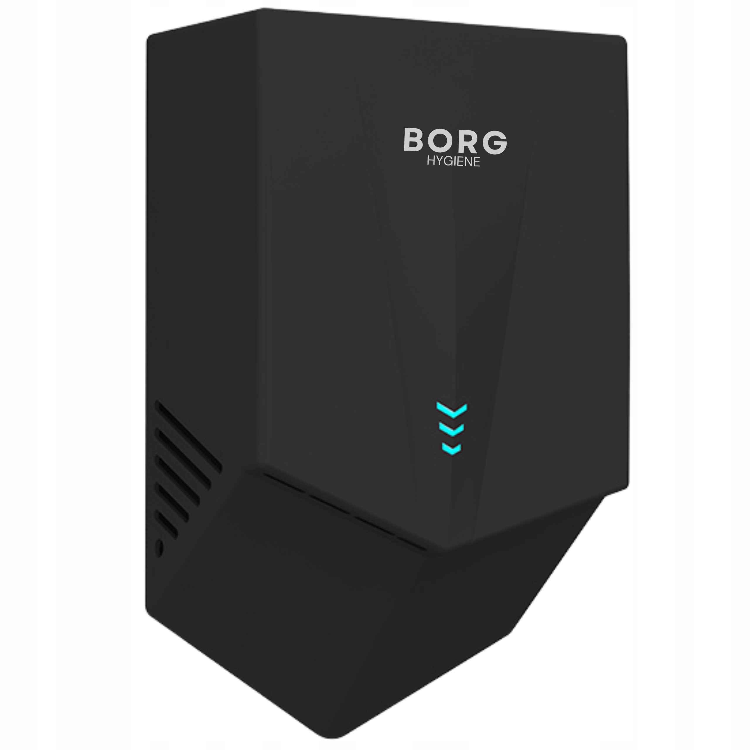 Automatický osoušeč rukou Výkonný 1300W Borg V-Blade Abs Černý 540 km/h