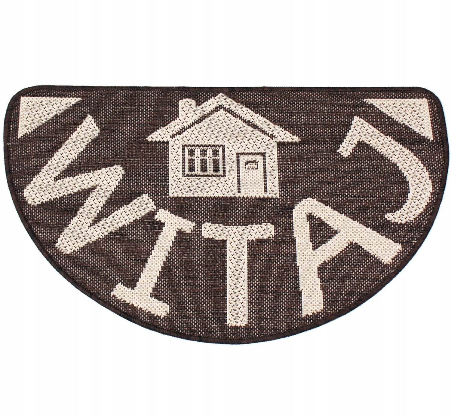 

Półokrągła Antypoślizgowa Wycieraczka 50x80 CM