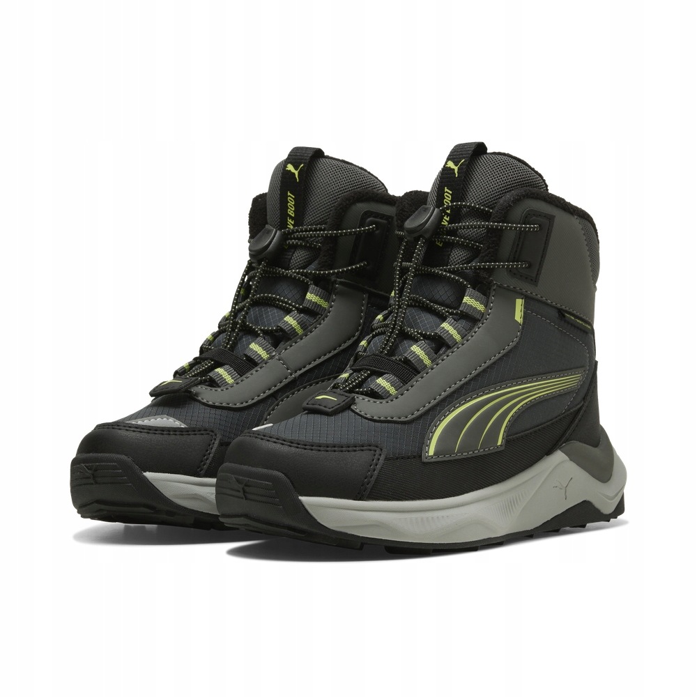 Buty dziecięce zimowe Puma Evolve 2.0 Boot Ps 31380901 jesienne szare 28.5