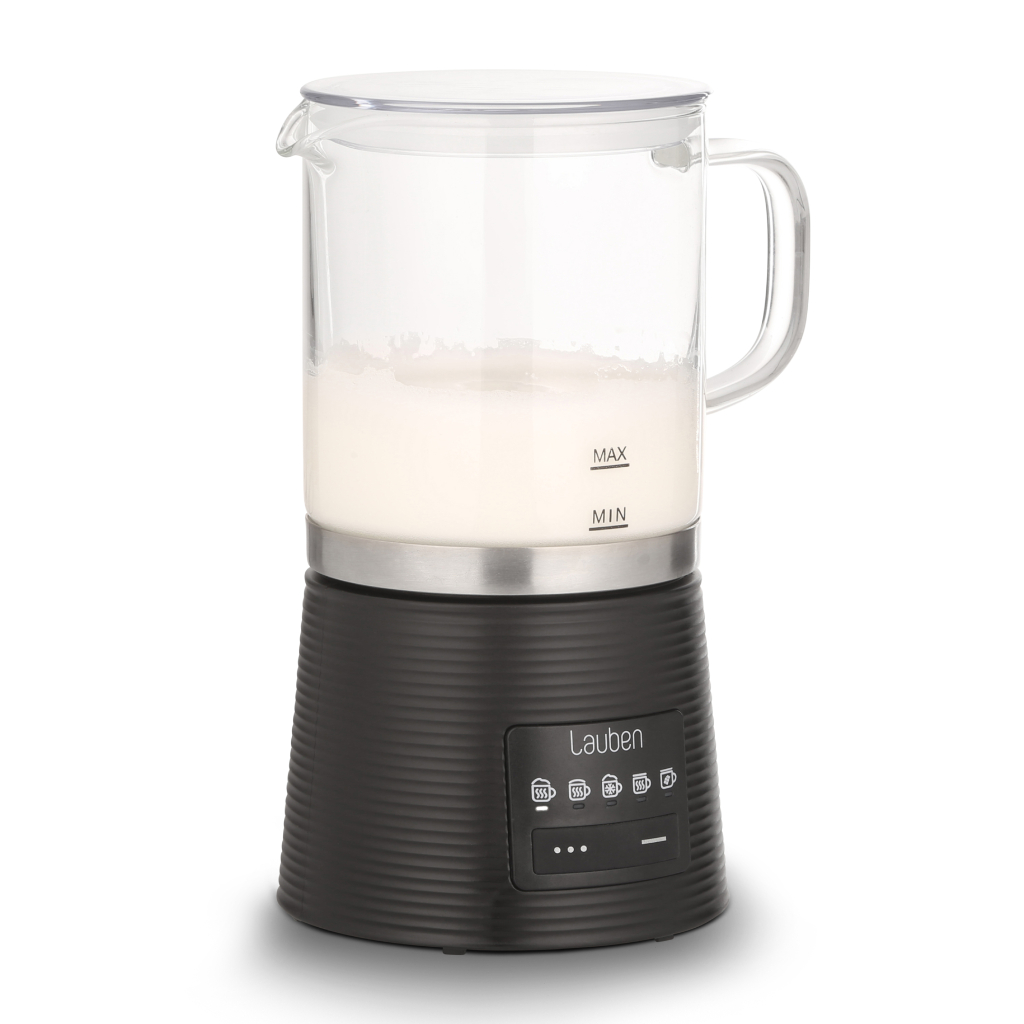 Szklany spieniacz do mleka Lauben Glass 600BG 600W 4 tryby pracy