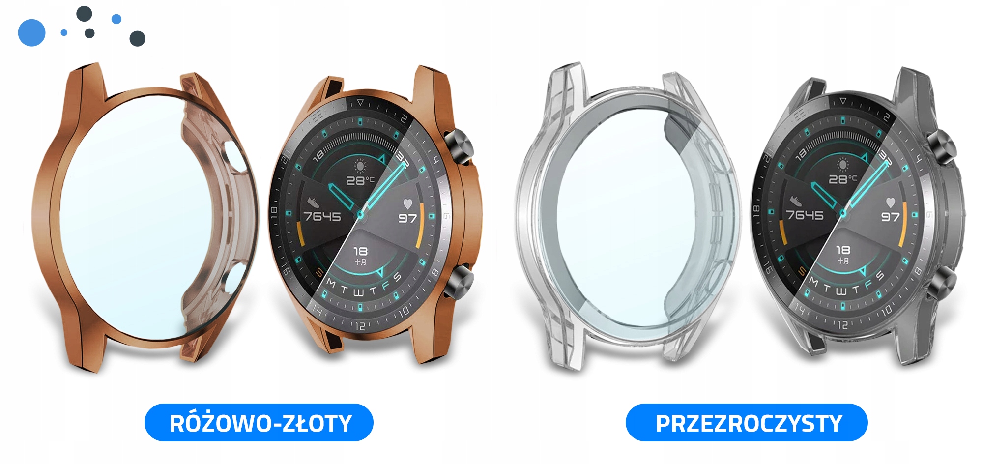 ETUI SILIKONOWE CASE NAKŁADKA do HUAWEI WATCH GT 2 Marka Huawei