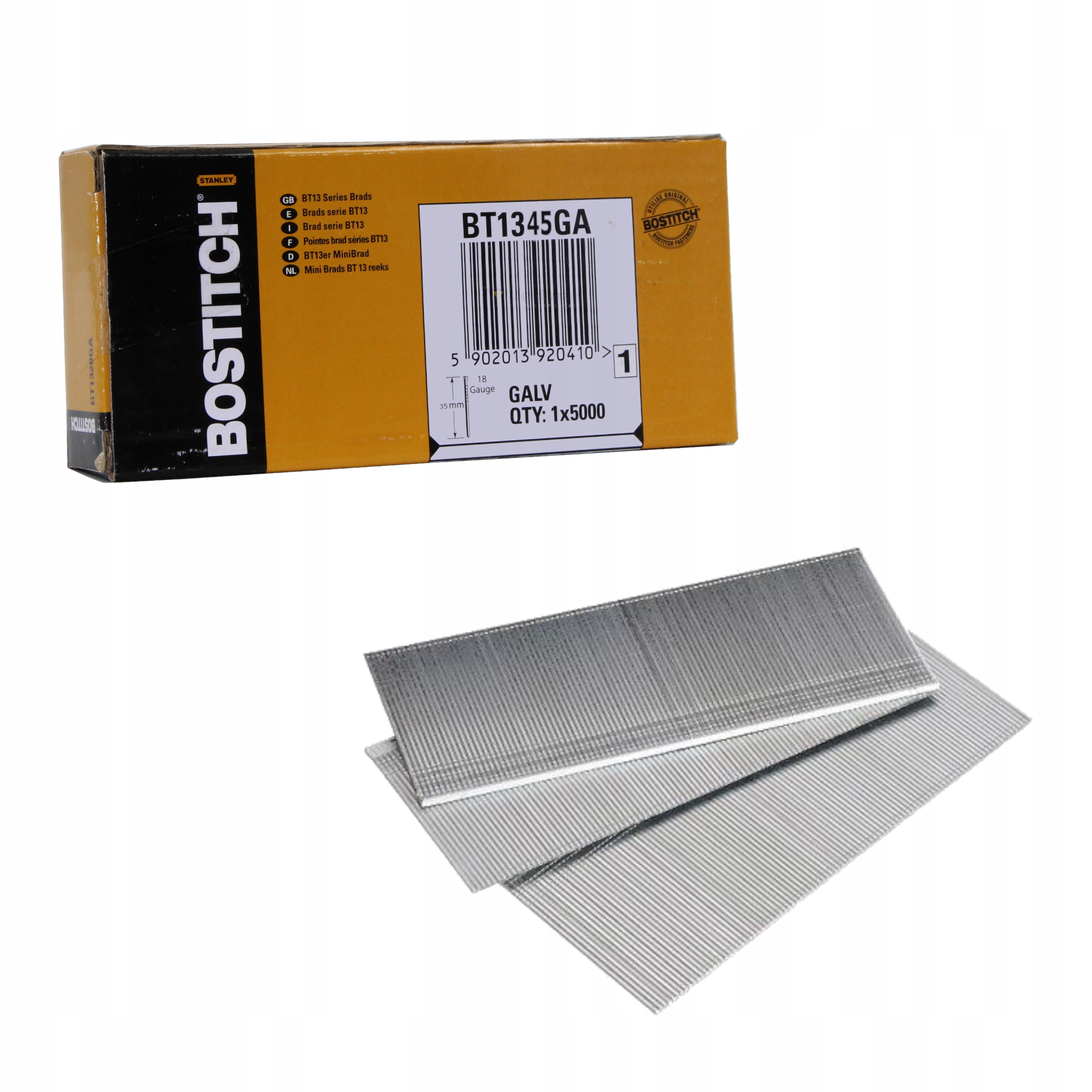 

Sztyfty Gwoździe Do Sztyfciarki 1,2x45mm 5 Tys