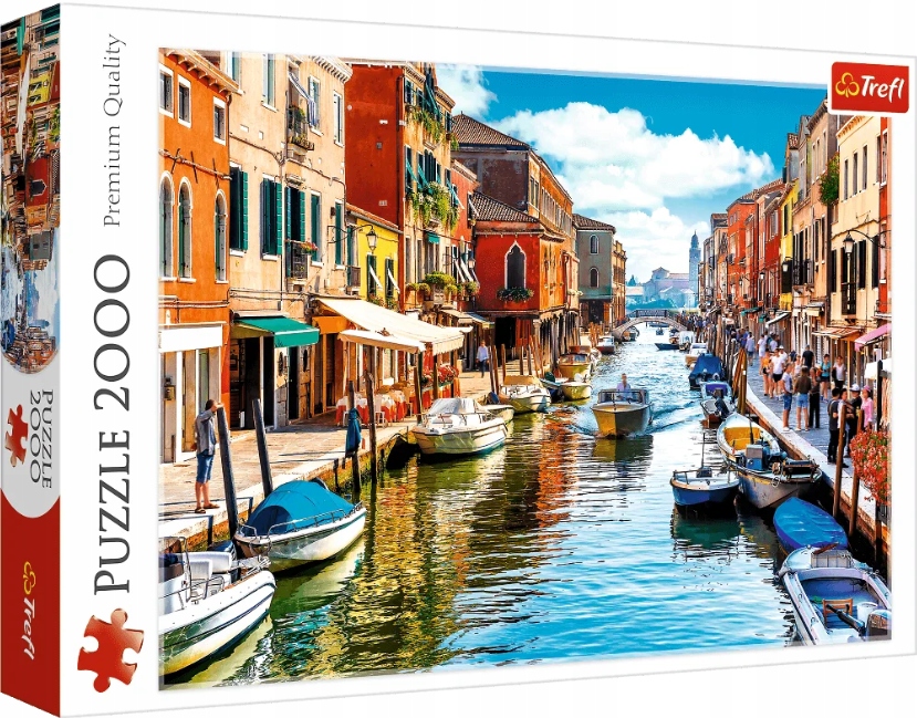

Puzzle 2000 El Wyspa Murano Wenecja Łodzie Miasto